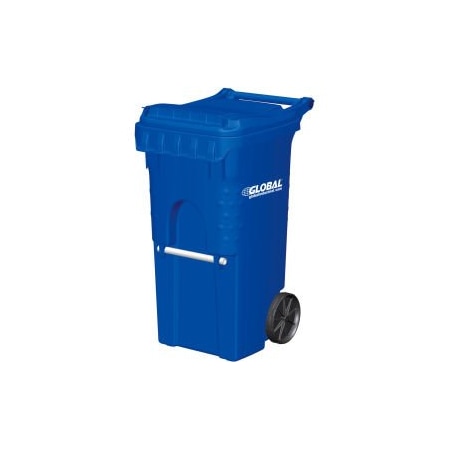 Otto Environmental Systems Mobile Trash Container 35 Gallon Blue 3954444F-BS8